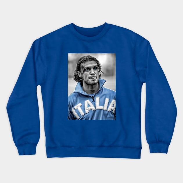 Italia -Azzuri - PAOLO MALDINI Crewneck Sweatshirt by OG Ballers